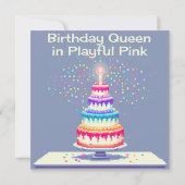 GEBURTSTAG INVITATONKARTE EINLADUNG (Rückseite)