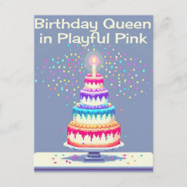 GEBURTSTAG INVITATONKARTE EINLADUNGSPOSTKARTE