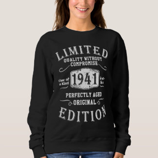 Geburtstag Jahr 1941 Gebrauchte Grunge Vintag Sweatshirt
