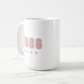 Geburtstag JEDES JAHR, benutzerdefinierte rosa Tre Kaffeetasse (Vorderseite Links)