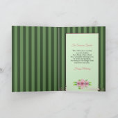 Geburtstag, Jemand besondere rosa Peongs/Reflexion Karte (Innenseite)