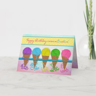 Geburtstag, Jemand Kreatives, Garnelen Karte