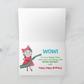 GEBURTSTAG - jemand sagte mir! Karte (Innenseite)