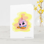 Geburtstag JubJub Karte (Gelbe Blume)