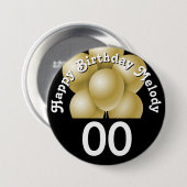 Geburtstag | JUGENDALTER | Anpassen   Button (Vorne & Hinten)