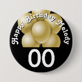 Geburtstag | JUGENDALTER | Anpassen   Button (Vorderseite)