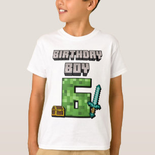 Geburtstag Junge 6. Geburtstag Ich bin 6 Jahre alt T-Shirt