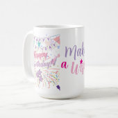 Geburtstag Kaffeetasse (Vorderseite Links)