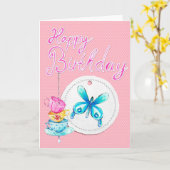 Geburtstag Karte (Gelbe Blume)