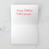 Geburtstag Karte (Innenseite)