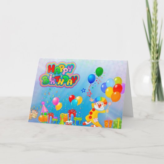 Geburtstag Karte (Vorderseite)