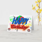 Geburtstag Karte (Gelbe Blume)