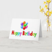 Geburtstag Karte (Gelbe Blume)