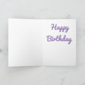 Geburtstag Karte (Innenseite)