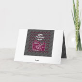 Geburtstag Karte (Rückseite)