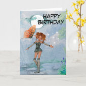 Geburtstag Karte (Gelbe Blume)