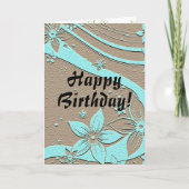 Geburtstag Karte (Vorderseite)