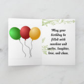 Geburtstag Karte (Innenseite)