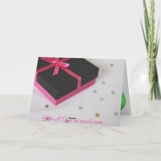 Geburtstag Karte (Rückseite)