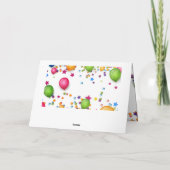 Geburtstag Karte (Rückseite)