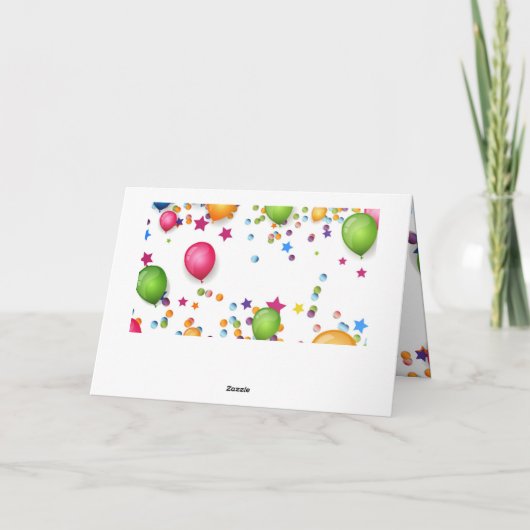 Geburtstag Karte (Rückseite)