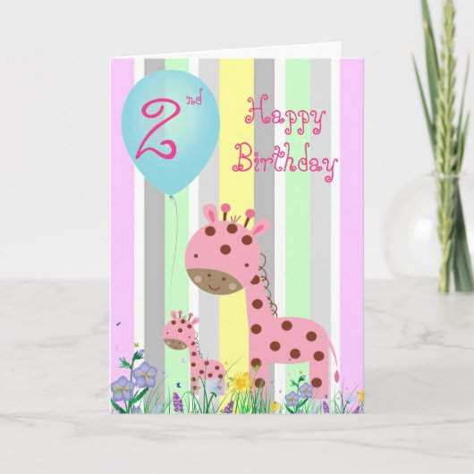 Geburtstag Karte (Vorderseite)