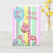 Geburtstag Karte (Gelbe Blume)