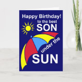 Geburtstag Karte (Vorderseite)