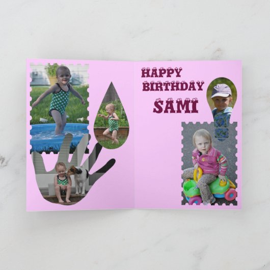 Geburtstag Karte (Innenseite)