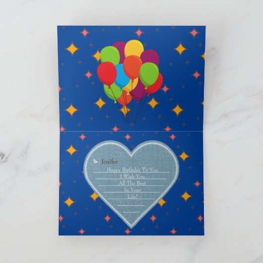 Geburtstag Karte (Innenseite)