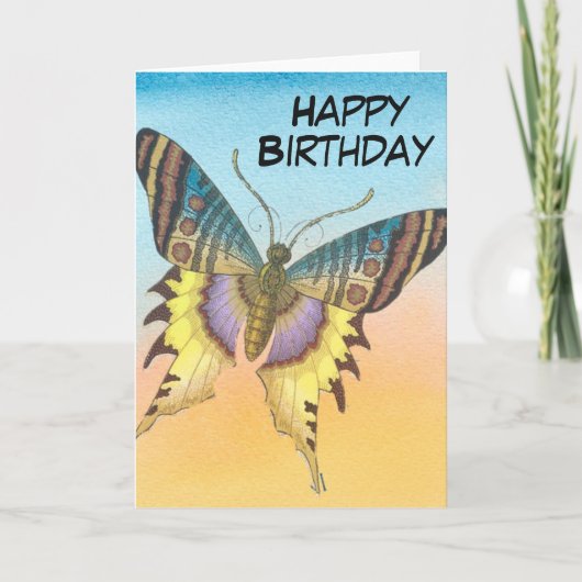 Geburtstag Karte (Vorderseite)