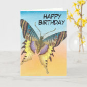 Geburtstag Karte (Gelbe Blume)
