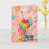 Geburtstag Karte (Gelbe Blume)