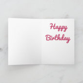 Geburtstag Karte (Innenseite)