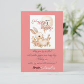 Geburtstag Karte (Stehend Vorderseite)