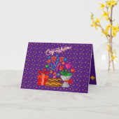 Geburtstag Karte (Gelbe Blume)