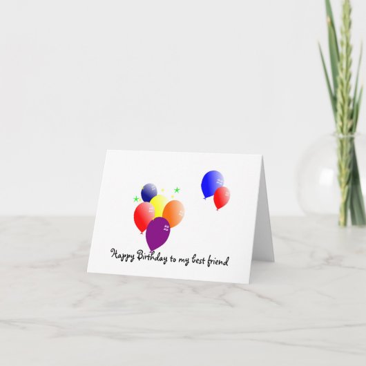 Geburtstag Karte (Vorderseite)