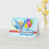 Geburtstag Karte (Gelbe Blume)