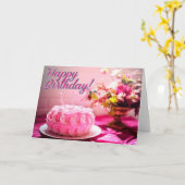 Geburtstag Karte (Gelbe Blume)