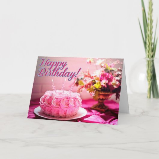 Geburtstag Karte (Vorderseite)