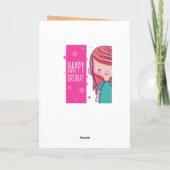 Geburtstag Karte (Rückseite)