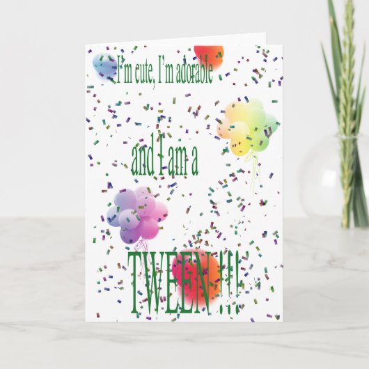 Geburtstag Karte (Vorderseite)