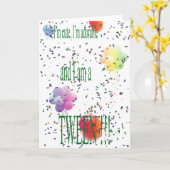 Geburtstag Karte (Gelbe Blume)