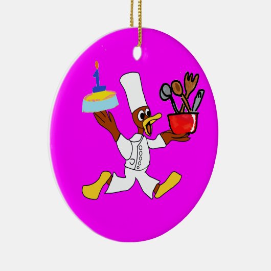 Geburtstag Keramik Ornament (Rechts)