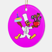 Geburtstag Keramik Ornament (Links)