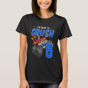 Geburtstag Kinder Monster Truck 5 Jahre alt 5. Geb T-Shirt