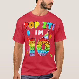 Geburtstag Kinder Pop Es ist 10 Jahre alt 10. Gebu T-Shirt