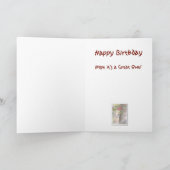 Geburtstag - Kleiber-Gruß-Karte Karte (Innenseite)