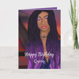 Geburtstag Klein, 4" x 5,6" Faltkarte Karte