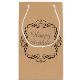 Geburtstag Kleine Geschenktüte (Rückseite)